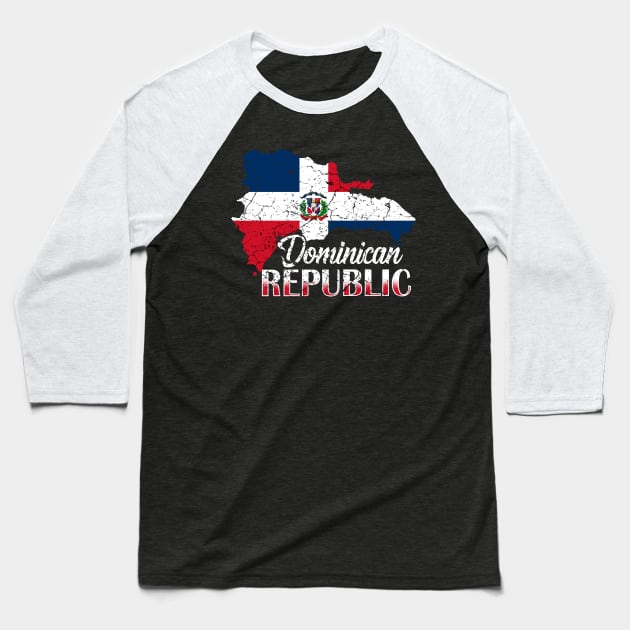 Dominican Republic Baseball T-Shirt by Mila46